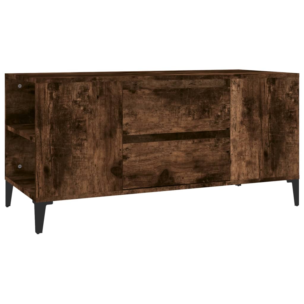 TV-Schrank Räuchereiche 102x44,5x50 cm Holzwerkstoff - Pazzar.ch
