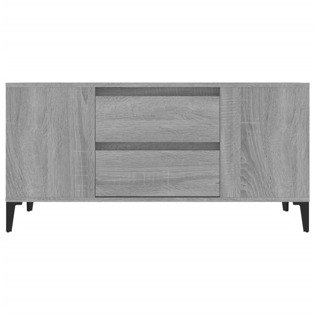 TV-Schrank Grau Sonoma 102x44,5x50 cm Holzwerkstoff - Pazzar.ch