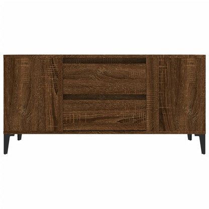 TV-Schrank Braun Eichen-Optik 102x44,5x50 cm Holzwerkstoff - Pazzar.ch
