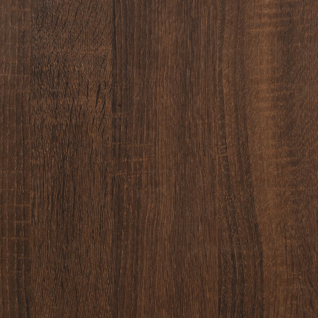 TV-Schrank Braun Eichen-Optik 102x44,5x50 cm Holzwerkstoff