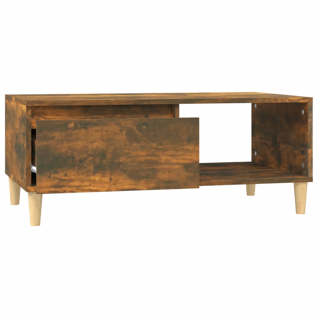 Couchtisch Räuchereiche 90x50x36,5 cm Holzwerkstoff - Pazzar.ch