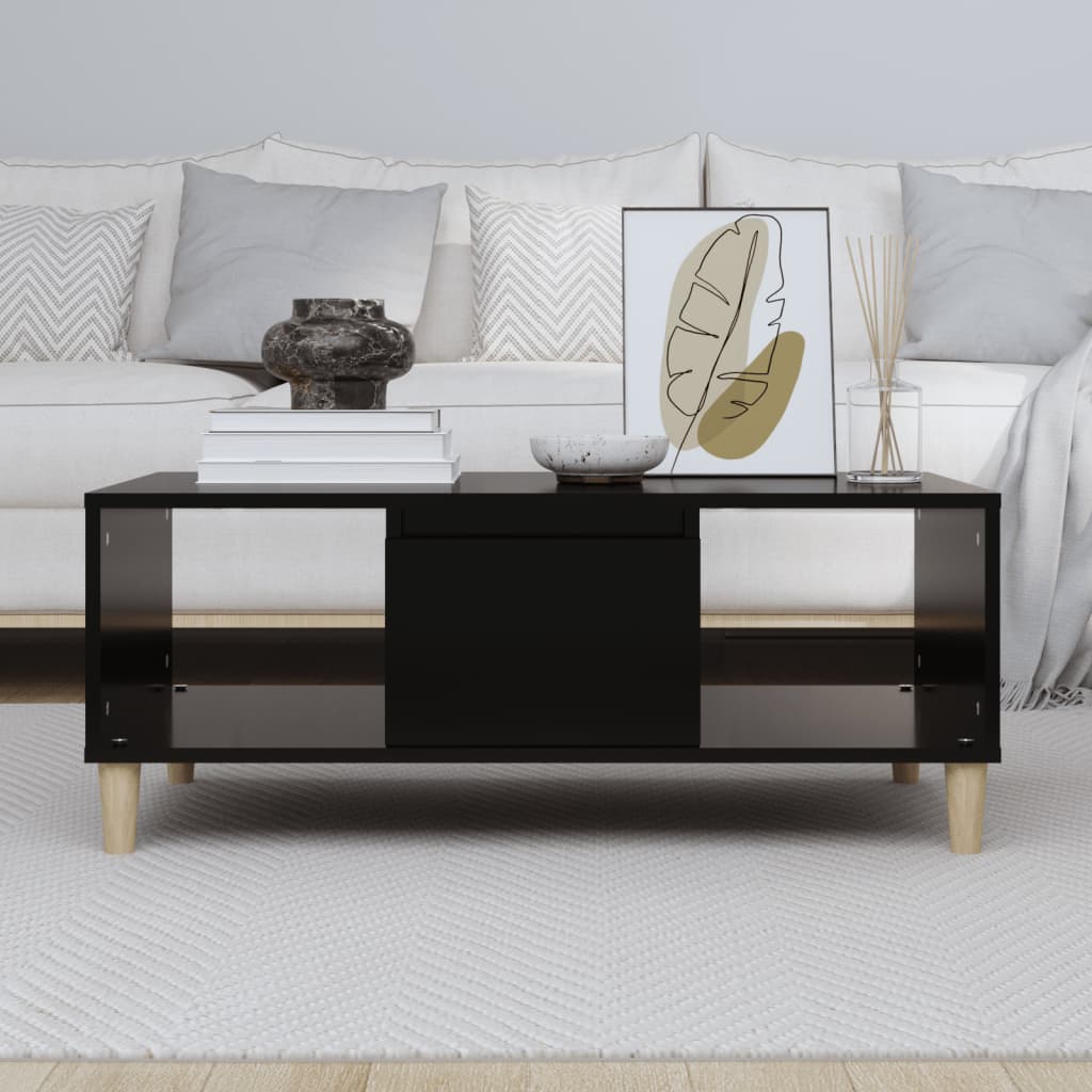 Couchtisch Schwarz 90x50x36,5 cm Holzwerkstoff - Pazzar.ch