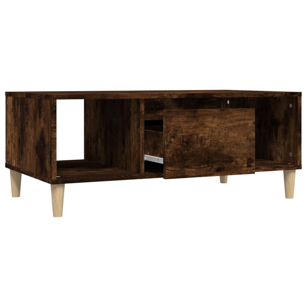 Couchtisch Räuchereiche 90x50x36,5 cm Holzwerkstoff - Pazzar.ch