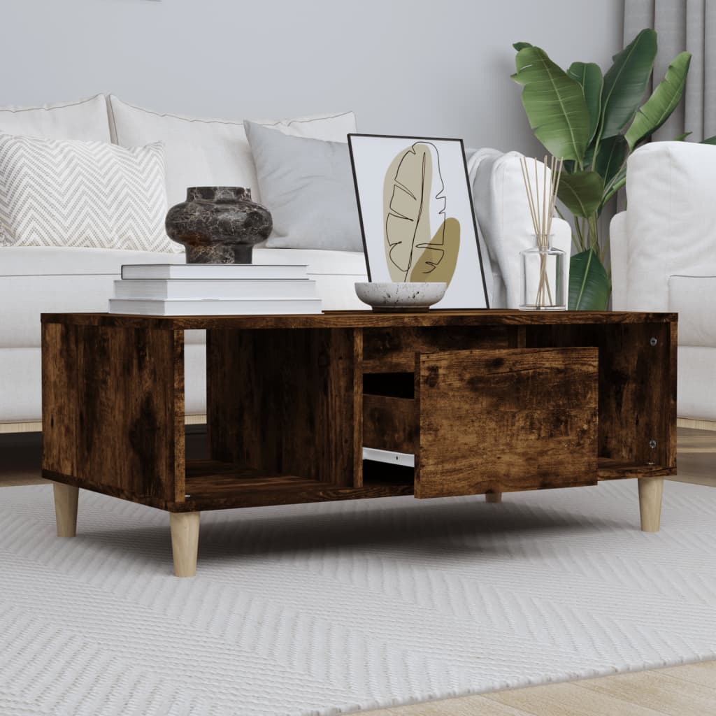 Couchtisch Räuchereiche 90x50x36,5 cm Holzwerkstoff - Pazzar.ch