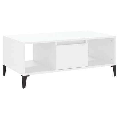 Couchtisch Weiß 90x50x36,5 cm Holzwerkstoff - Pazzar.ch