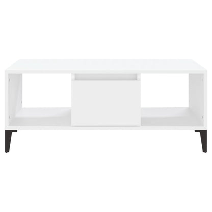 Couchtisch Weiß 90x50x36,5 cm Holzwerkstoff - Pazzar.ch