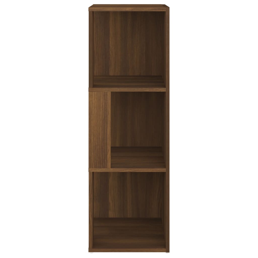 Eckregal Braun Eichen-Optik 33x33x100 cm Holzwerkstoff - Pazzar.ch