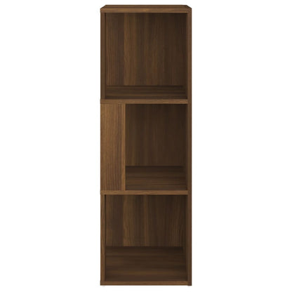 Eckregal Braun Eichen-Optik 33x33x100 cm Holzwerkstoff - Pazzar.ch