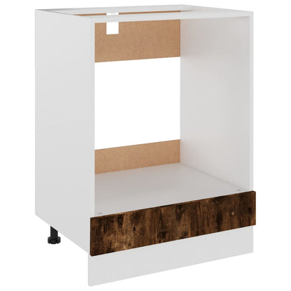Herdumbauschrank Räuchereiche 60x46x81,5 cm Holzwerkstoff - Pazzar.ch