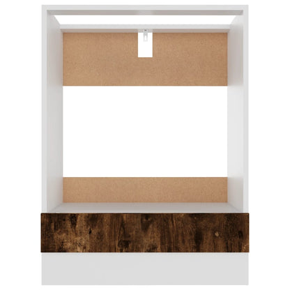 Herdumbauschrank Räuchereiche 60x46x81,5 cm Holzwerkstoff - Pazzar.ch