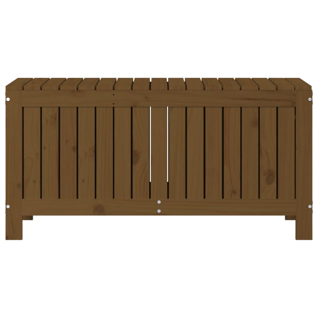 Gartentruhe Honigbraun 108x42,5x54 cm Massivholz Kiefer - Pazzar.ch