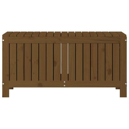 Gartentruhe Honigbraun 108x42,5x54 cm Massivholz Kiefer - Pazzar.ch