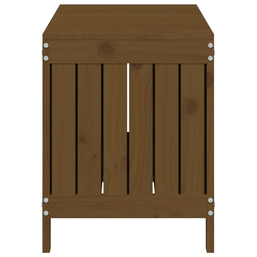 Gartentruhe Honigbraun 108x42,5x54 cm Massivholz Kiefer - Pazzar.ch