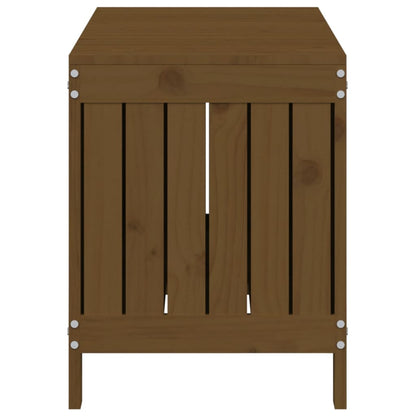 Gartentruhe Honigbraun 108x42,5x54 cm Massivholz Kiefer - Pazzar.ch