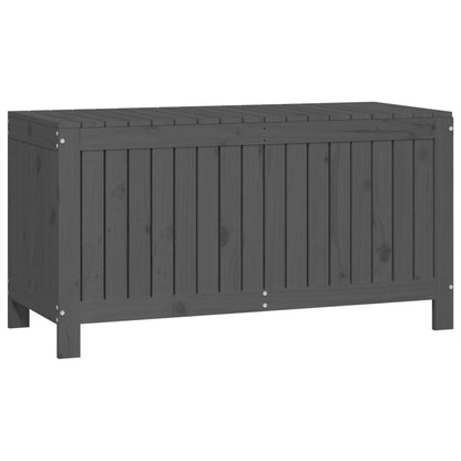 Gartentruhe Grau 115x49x60 cm Massivholz Kiefer - Pazzar.ch