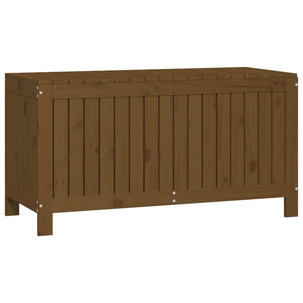 Gartentruhe Honigbraun 115x49x60 cm Massivholz Kiefer - Pazzar.ch