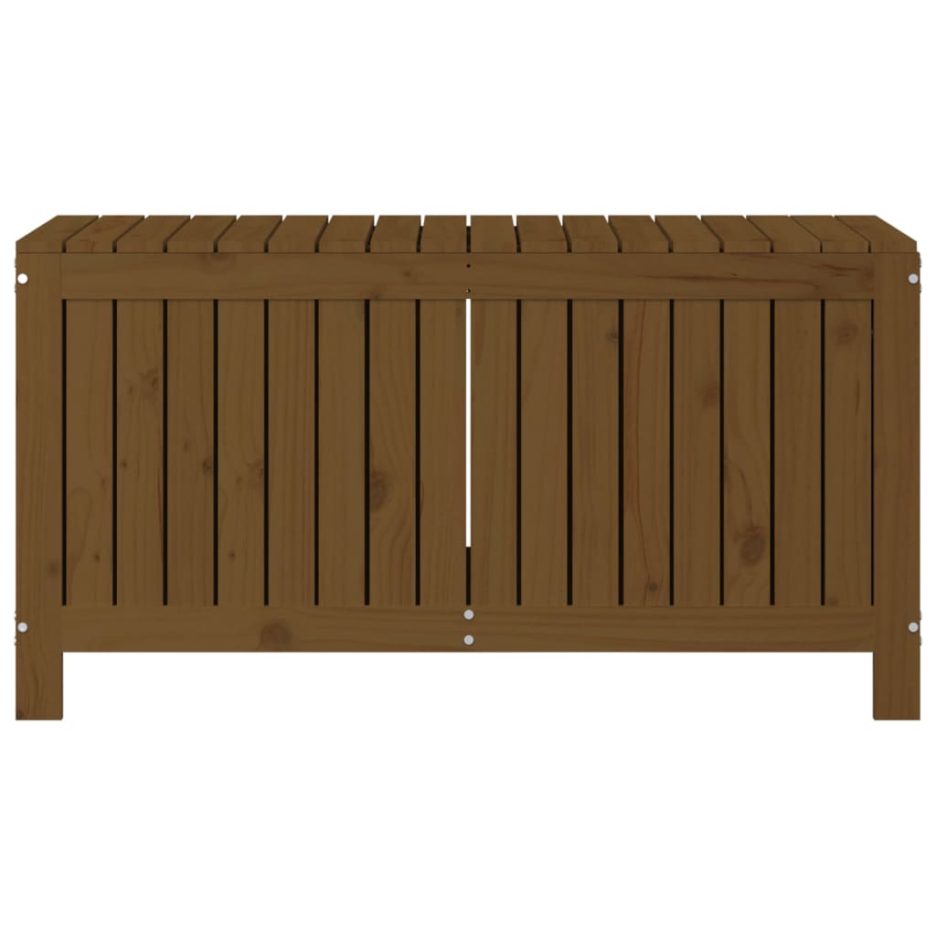 Gartentruhe Honigbraun 115x49x60 cm Massivholz Kiefer - Pazzar.ch