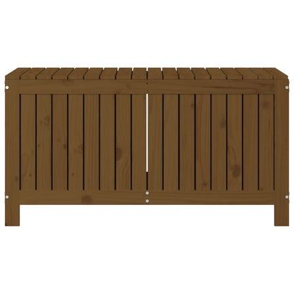 Gartentruhe Honigbraun 115x49x60 cm Massivholz Kiefer - Pazzar.ch