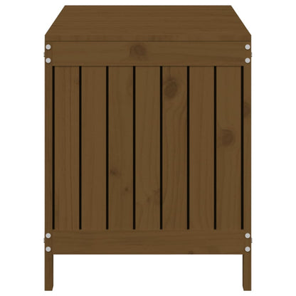 Gartentruhe Honigbraun 115x49x60 cm Massivholz Kiefer - Pazzar.ch