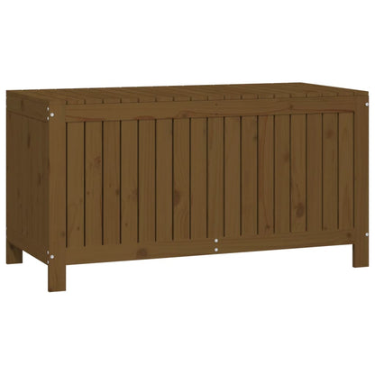 Gartentruhe Honigbraun 121x55x64 cm Massivholz Kiefer - Pazzar.ch