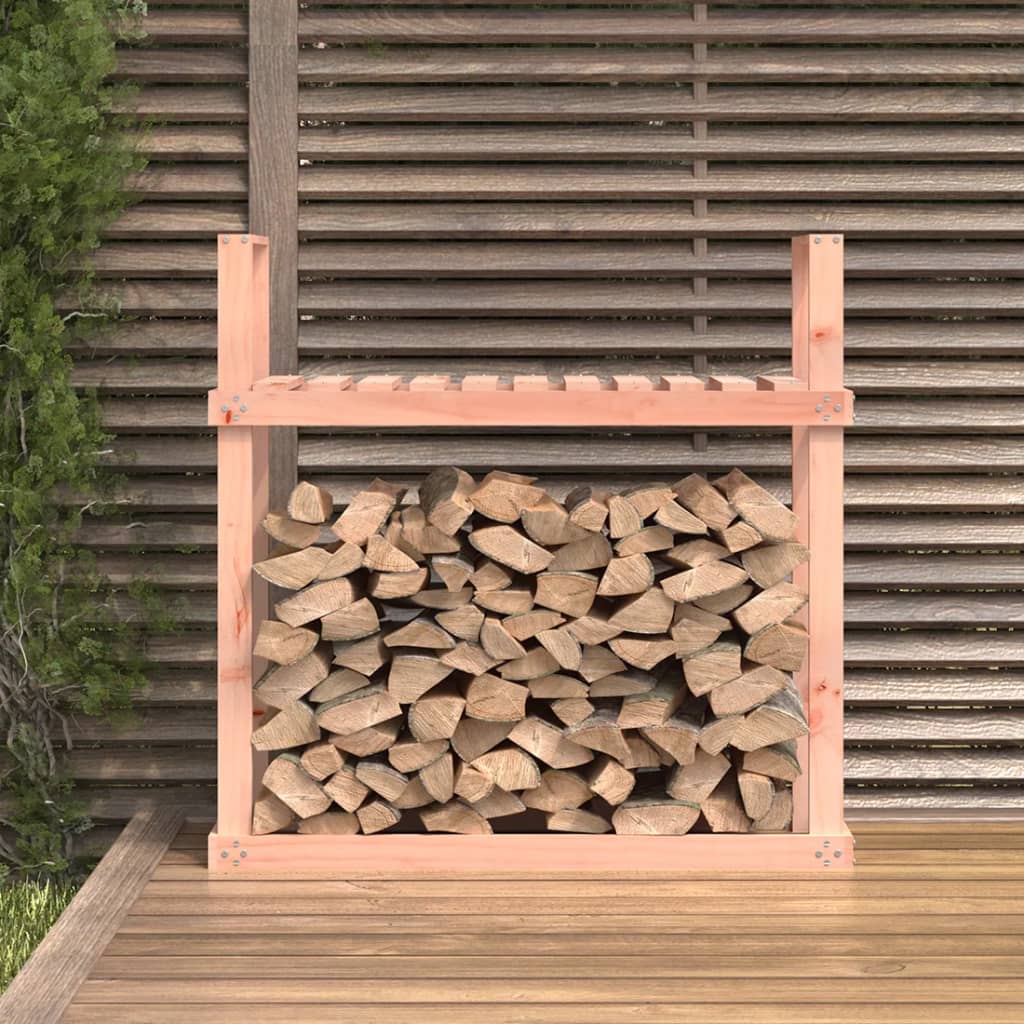 Kaminholzregal 110x35x108,5 cm Massivholz Douglasie - Pazzar.ch