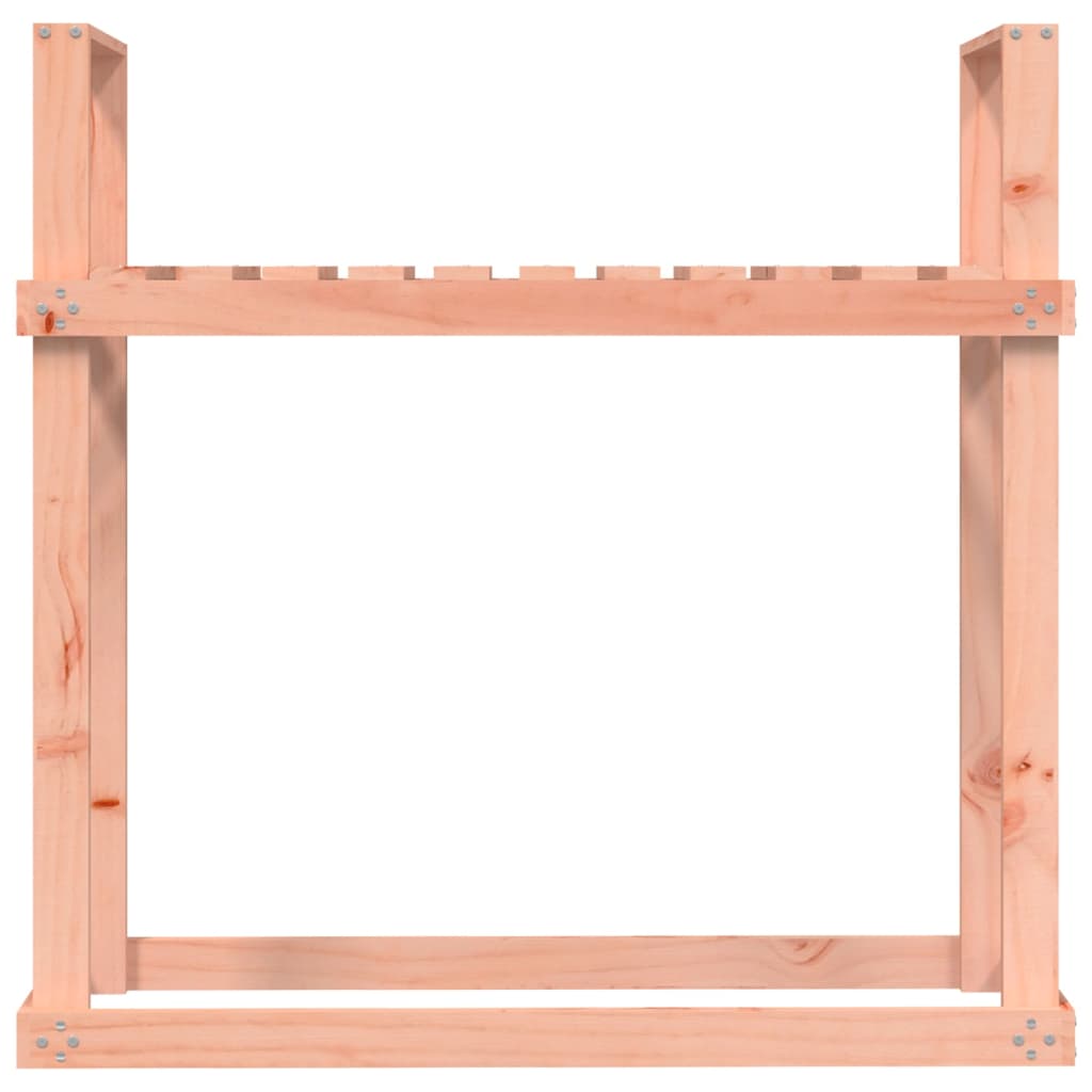 Kaminholzregal 110x35x108,5 cm Massivholz Douglasie - Pazzar.ch