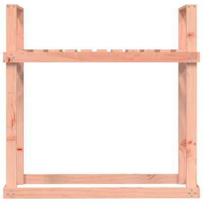 Kaminholzregal 110x35x108,5 cm Massivholz Douglasie - Pazzar.ch