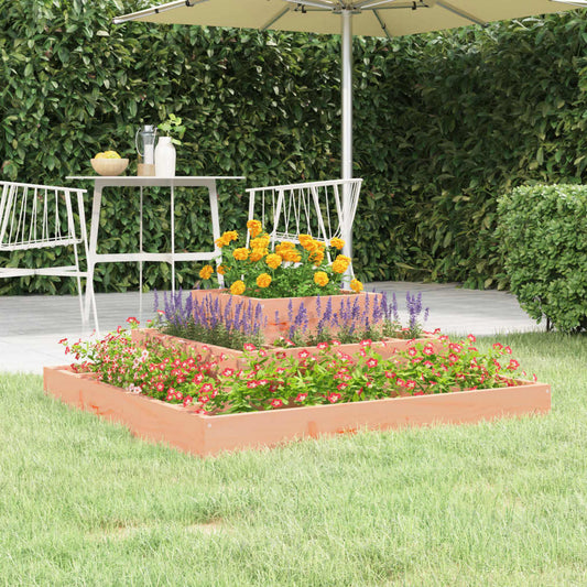 Pflanzkübel 80x80x27 cm Massivholz Douglasie - Pazzar.ch