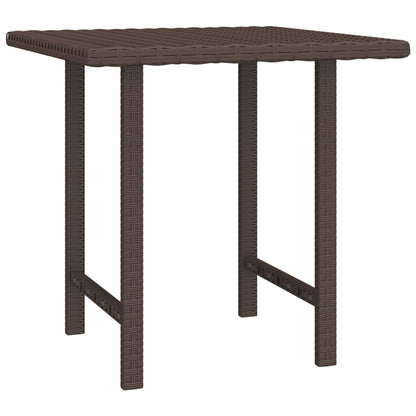 Beistelltische 3 Stk. Braun Poly Rattan - Pazzar.ch