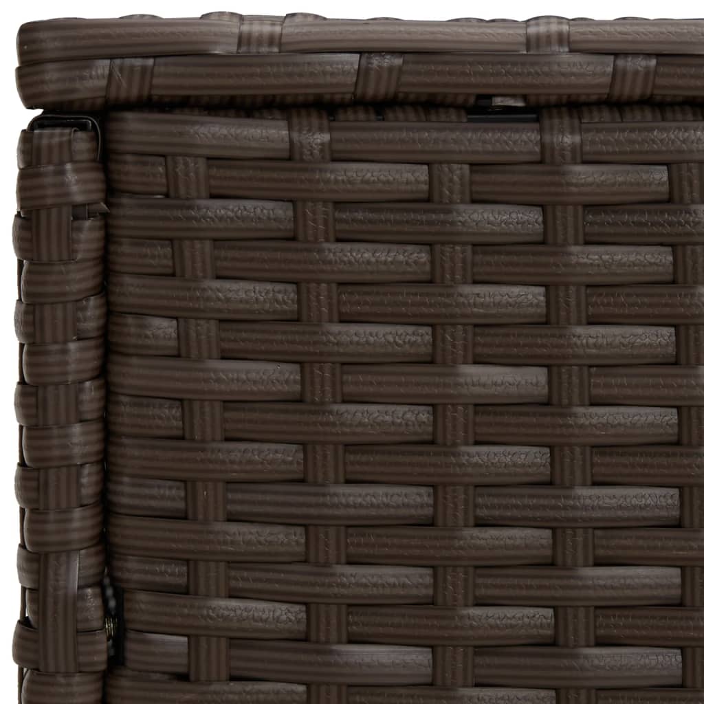 Beistelltische 3 Stk. Braun Poly Rattan - Pazzar.ch