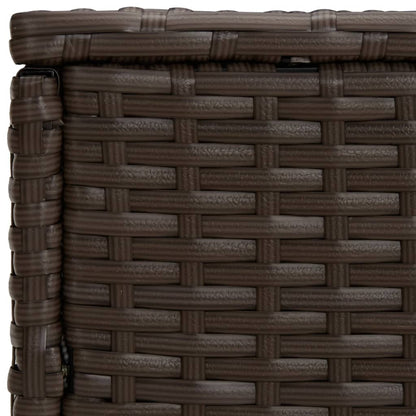 Beistelltische 3 Stk. Braun Poly Rattan - Pazzar.ch