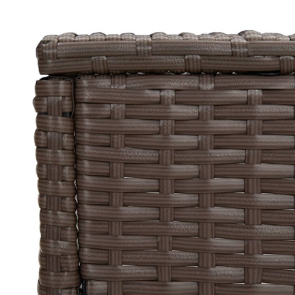 Satztische 3 Stk. Braun Poly Rattan - Pazzar.ch