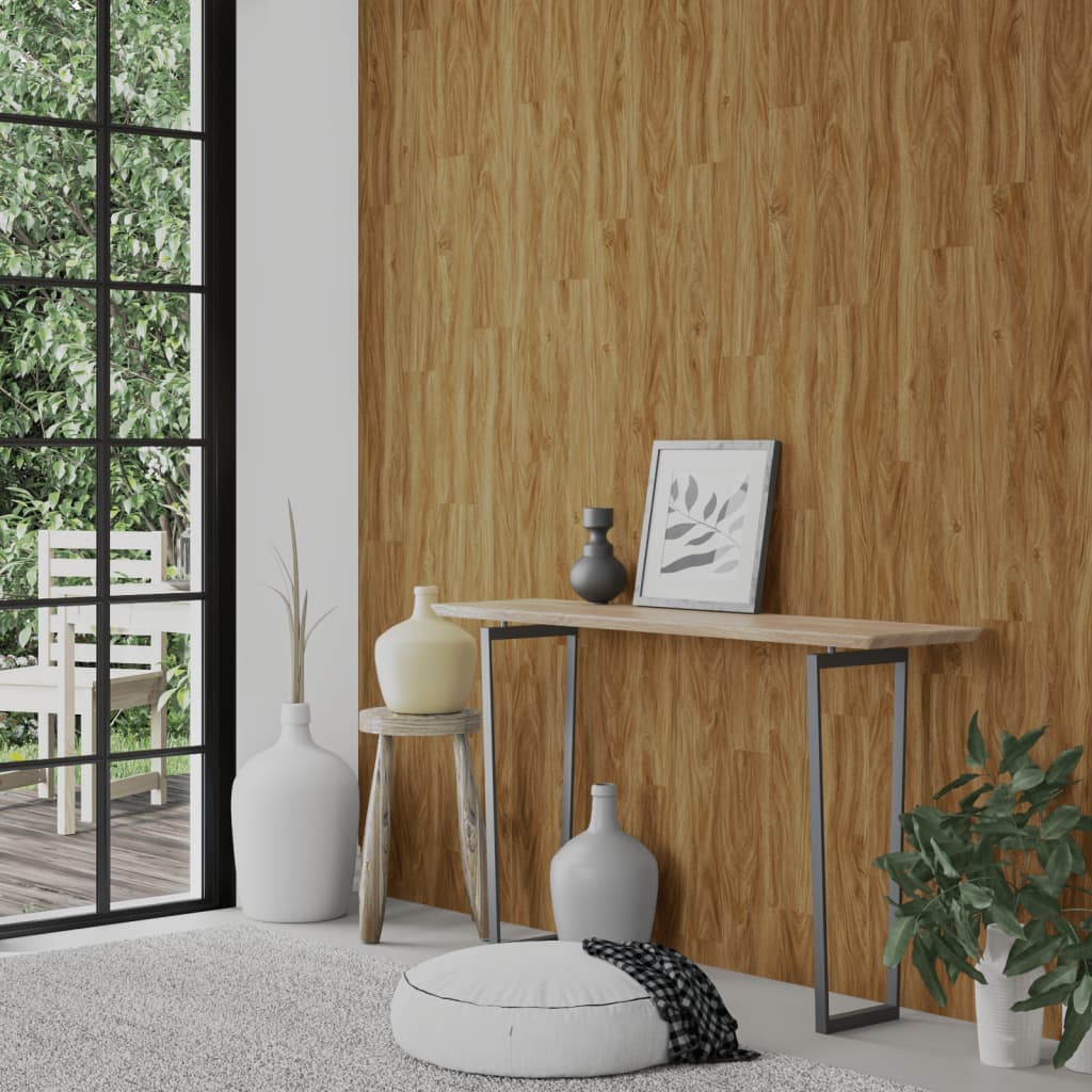 Wandpaneele Holzoptik Braun PVC 2,06 m²