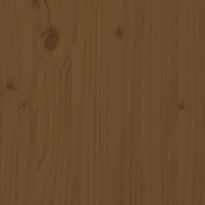 Schreibtisch mit Schubladen Honigbraun 100x50x78 cm Massivholz - Pazzar.ch