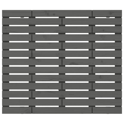 Wand-Kopfteil Grau 106x3x91,5 cm Massivholz Kiefer - Pazzar.ch