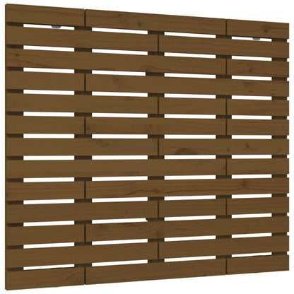 Wand-Kopfteil Honigbraun 106x3x91,5 cm Massivholz Kiefer - Pazzar.ch