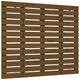Wand-Kopfteil Honigbraun 106x3x91,5 cm Massivholz Kiefer