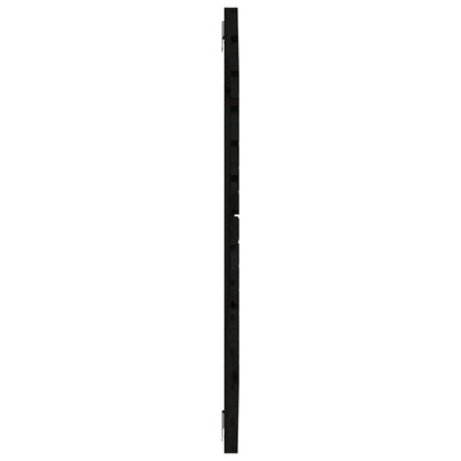 Wand-Kopfteil Schwarz 106x3x91,5 cm Massivholz Kiefer - Pazzar.ch