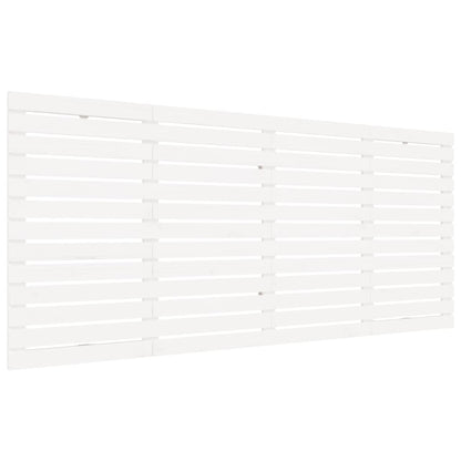 Wand-Kopfteil Weiß 206x3x91,5 cm Massivholz Kiefer - Pazzar.ch