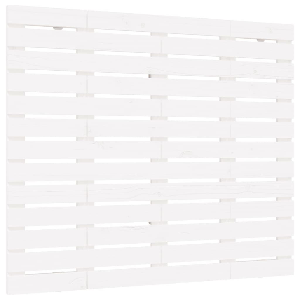 Wand-Kopfteil Weiß 96x3x91,5 cm Massivholz Kiefer - Pazzar.ch