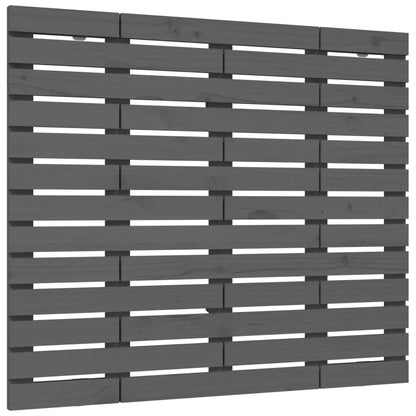 Wand-Kopfteil Grau 96x3x91,5 cm Massivholz Kiefer - Pazzar.ch