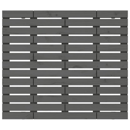 Wand-Kopfteil Grau 96x3x91,5 cm Massivholz Kiefer - Pazzar.ch