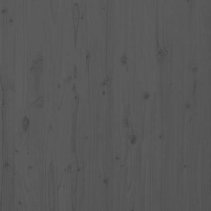 Wand-Kopfteil Grau 126x3x91,5 cm Massivholz Kiefer - Pazzar.ch