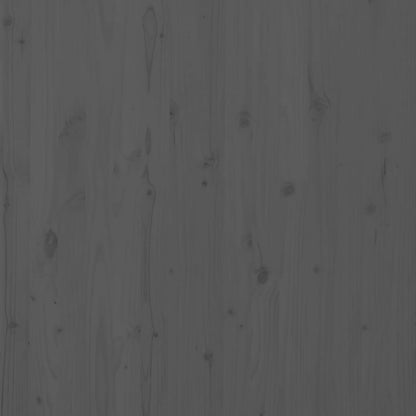 Wand-Kopfteil Grau 156x3x91,5 cm Massivholz Kiefer - Pazzar.ch