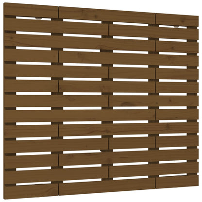 Wand-Kopfteil Honigbraun 81x3x91,5 cm Massivholz Kiefer - Pazzar.ch