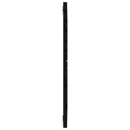 Wand-Kopfteil Schwarz 81x3x91,5 cm Massivholz Kiefer - Pazzar.ch