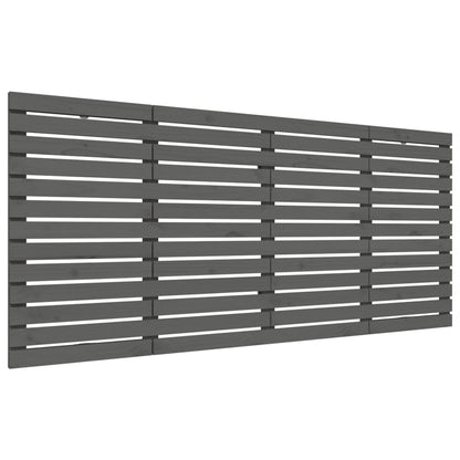 Wand-Kopfteil Grau 166x3x91,5 cm Massivholz Kiefer - Pazzar.ch