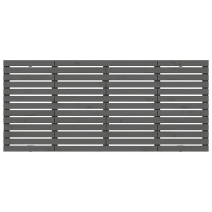 Wand-Kopfteil Grau 166x3x91,5 cm Massivholz Kiefer - Pazzar.ch