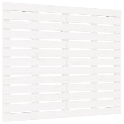 Wand-Kopfteil Weiß 141x3x91,5 cm Massivholz Kiefer - Pazzar.ch
