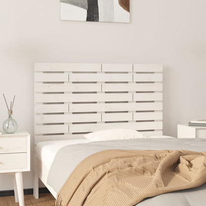 Wand-Kopfteil Weiß 106x3x63 cm Massivholz Kiefer - Pazzar.ch